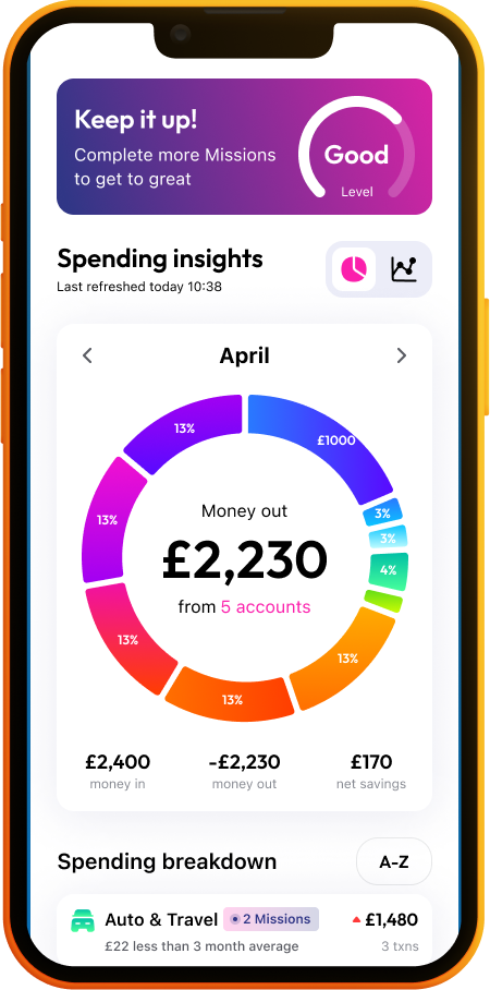 Get detailed spending insights