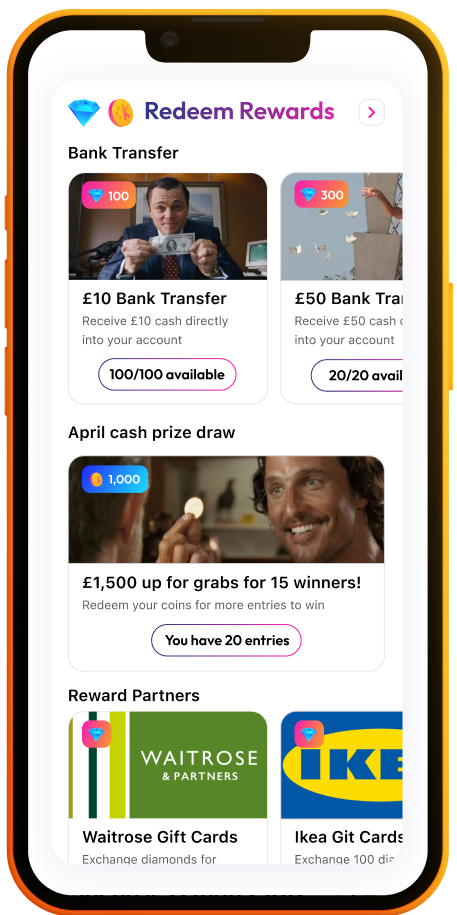 Redeem your rewards